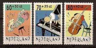 Nederland NVPH nr 1538/40 postfris Kinderpostzegels 1992, Ophalen of Verzenden, Na 1940, Postfris