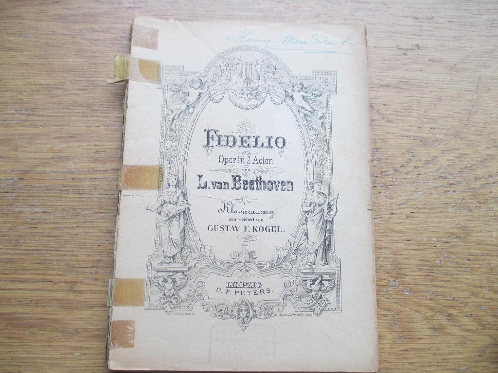 Beethoven - fidelio - piano uittreksel, Gebruikt, Klassiek, Ophalen of Verzenden, Artiest of Componist