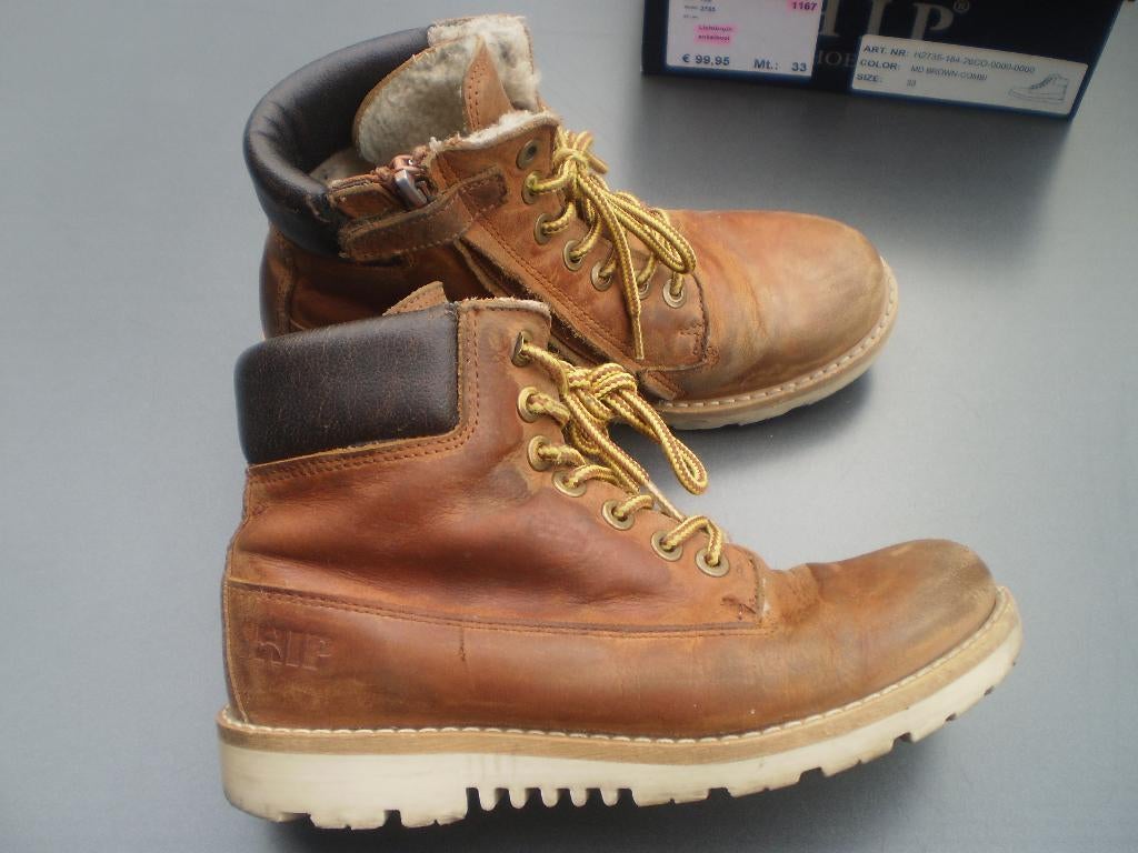 HIP leren enkelboots maat 33, Gebruikt, Schoenen, Hip, Ophalen of Verzenden