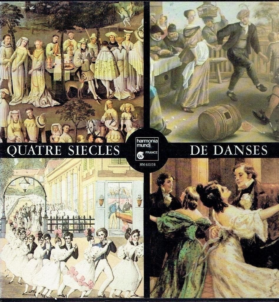Clemencic Consort-QUATRE SIECLES DE DANSES 4LP BOX, Cd's en Dvd's, Vinyl | Klassiek, Kamermuziek, Ophalen of Verzenden, Zo goed als nieuw