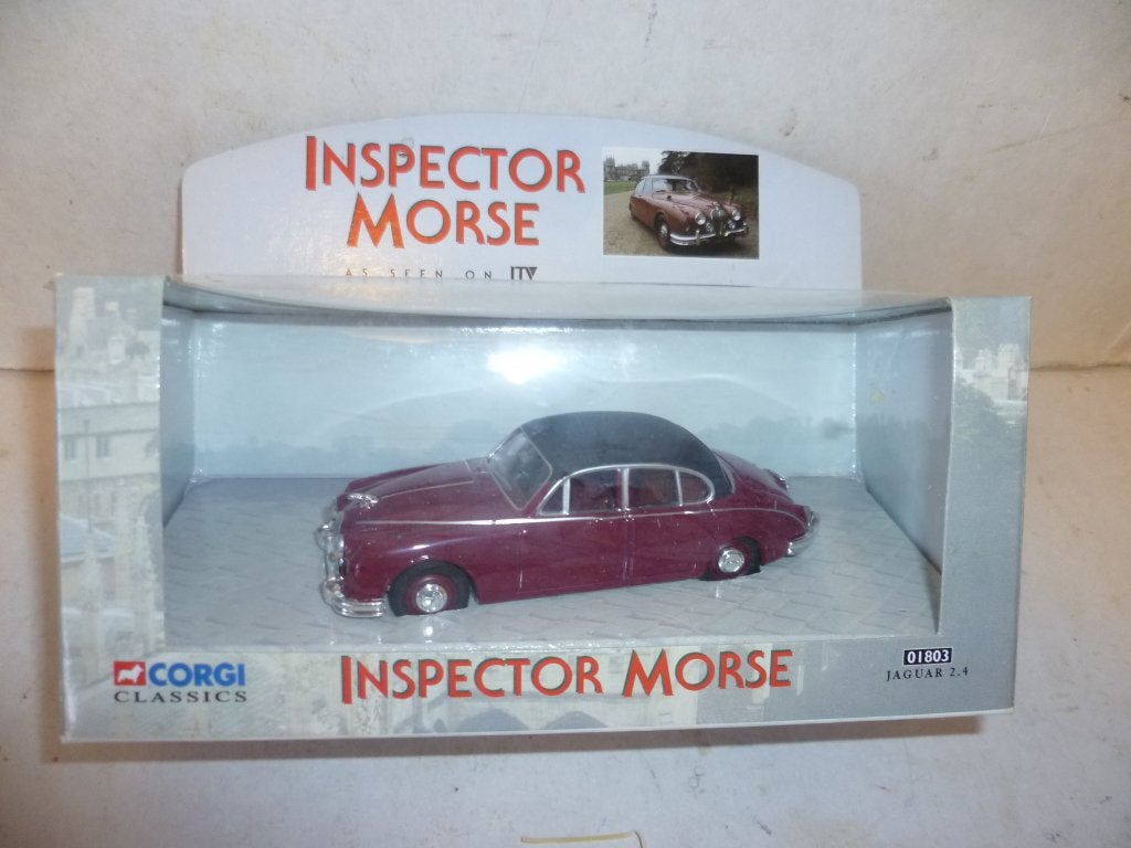 Corgi 01803 Inspector Morse Jaguar MK 11 in doos 1:43 auto, Ophalen of Verzenden, Nieuw, Auto, Corgi