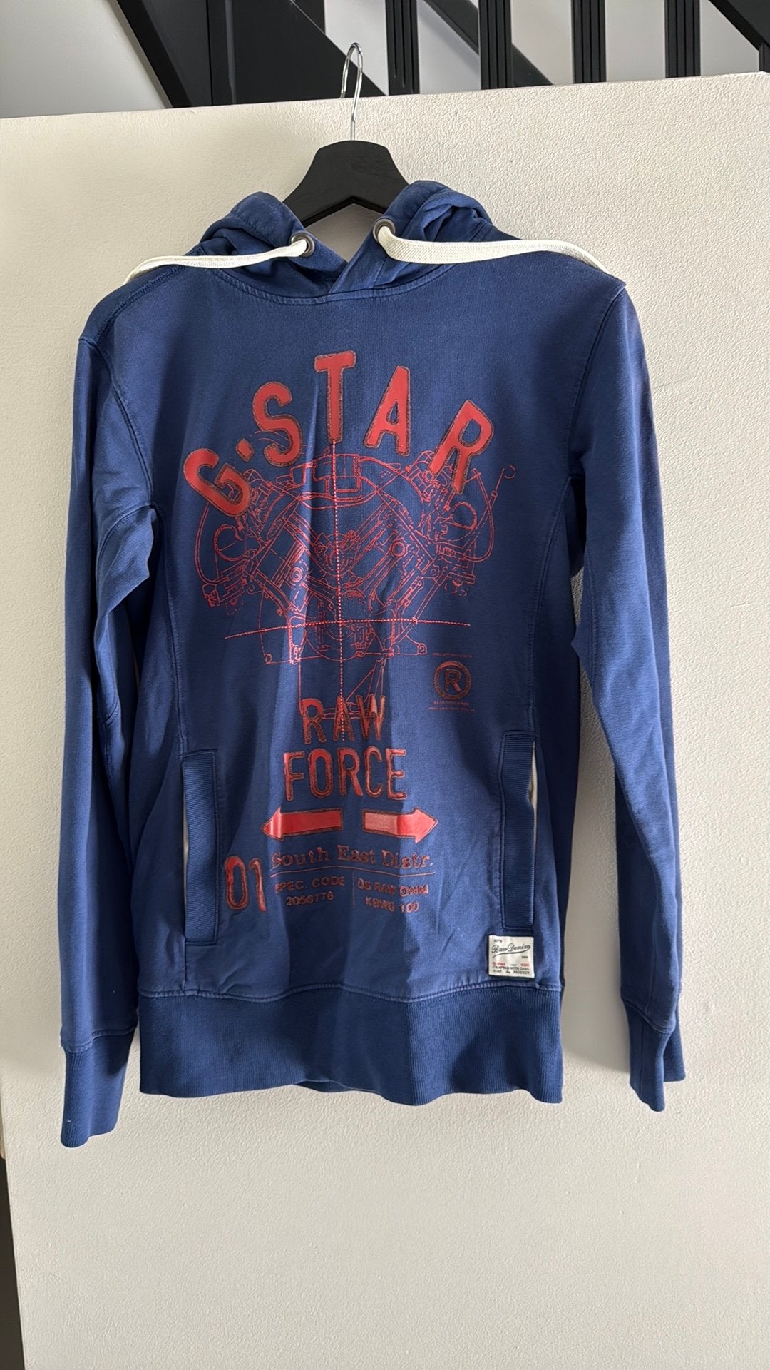 G-star hoodie, Ophalen of Verzenden, Gedragen, Overige maten, Blauw