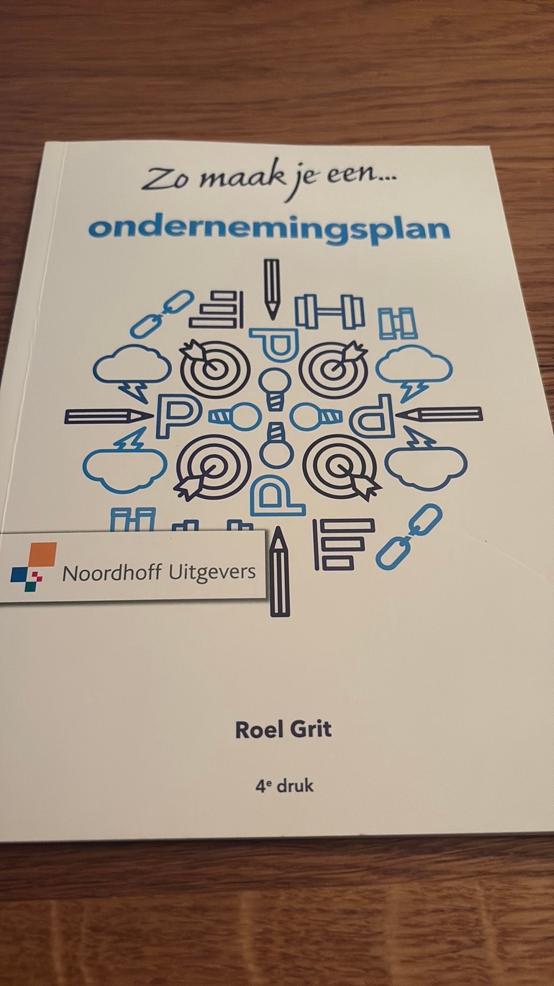 Zo maak je een ondernemingsplan, Ophalen of Verzenden, Zo goed als nieuw, Economie en Marketing