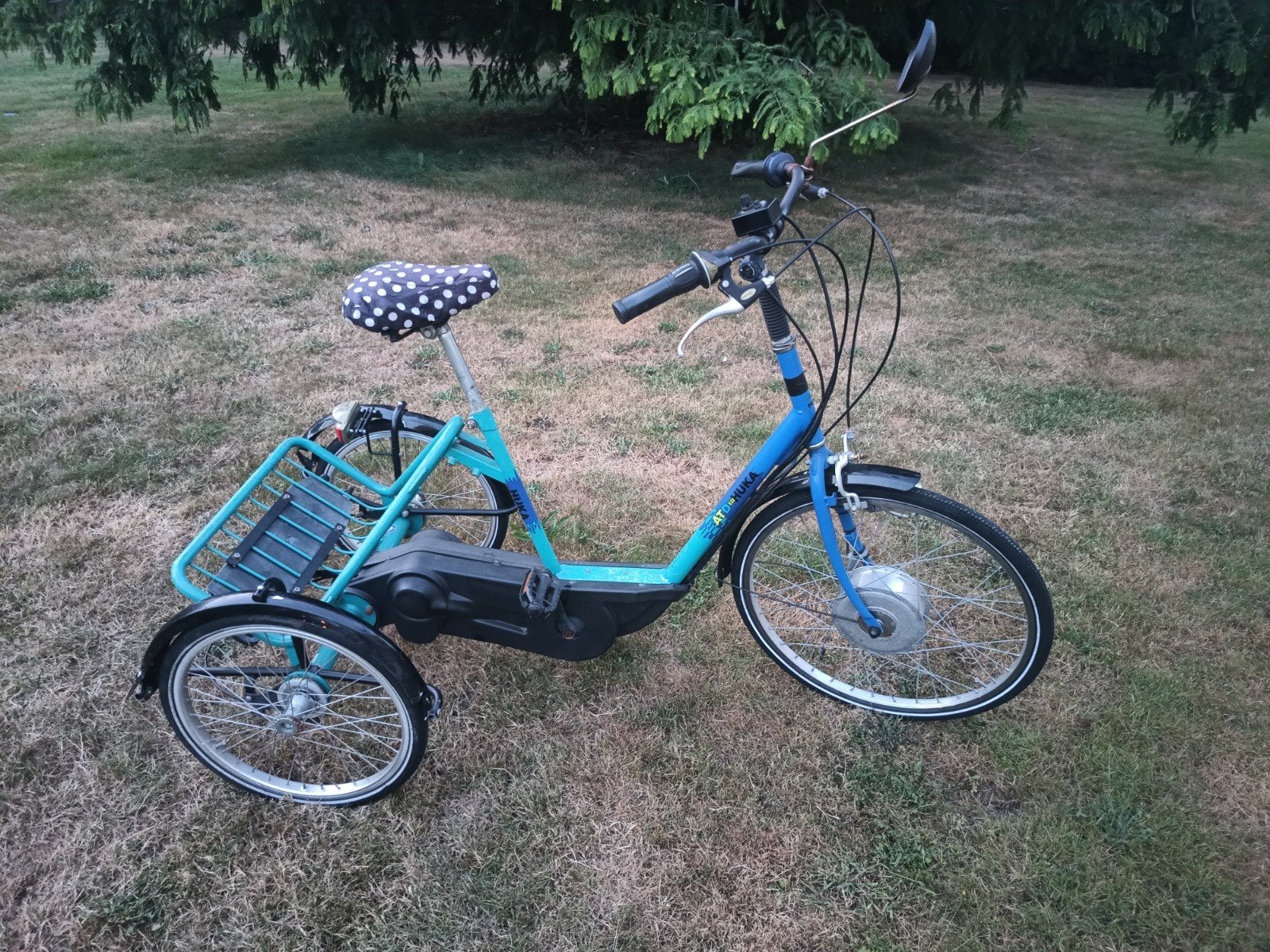 Elektrische driewieler Huka ATD, Ophalen, Gebruikt, Velgrem, Huka