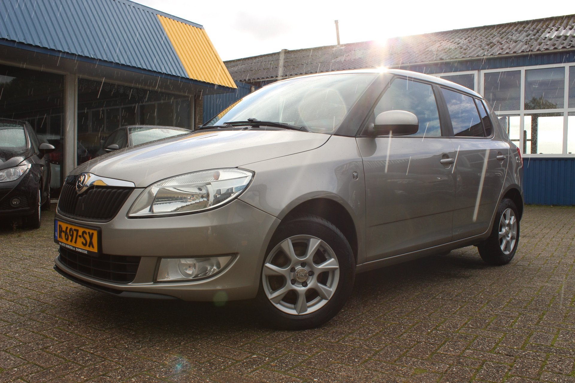 Skoda Fabia 1.2-12V "Ambition" Airco - El. ramen - 5 Deurs !, Auto's, Voorwielaandrijving, Euro 5, Stof, Zwart
