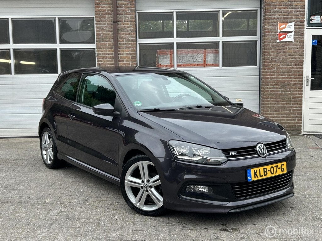 Volkswagen Polo 1.2 TSI R-Line | Clima | Zeer nette auto!, Stof, Gebruikt, 4 cilinders, Bedrijf
