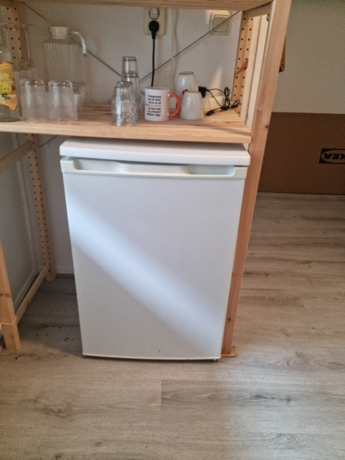Koelkast Lagan Ikea, Witgoed en Apparatuur, Koelkasten en IJskasten, Ophalen, Gebruikt, 75 tot 100 liter, 160 cm of meer