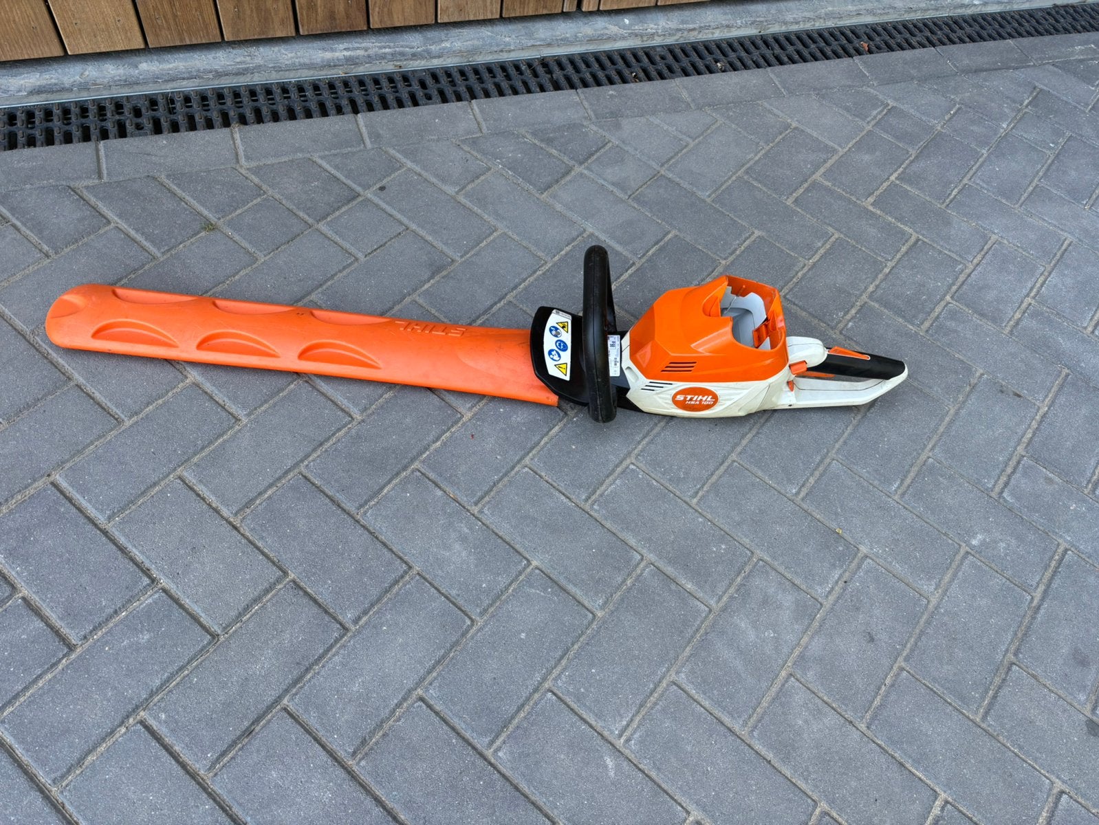 Stihl HSA 100 accu heggenschaar 60 cm. Body TOPSTAAT!!, ., Accu, Stihl, Ophalen of Verzenden