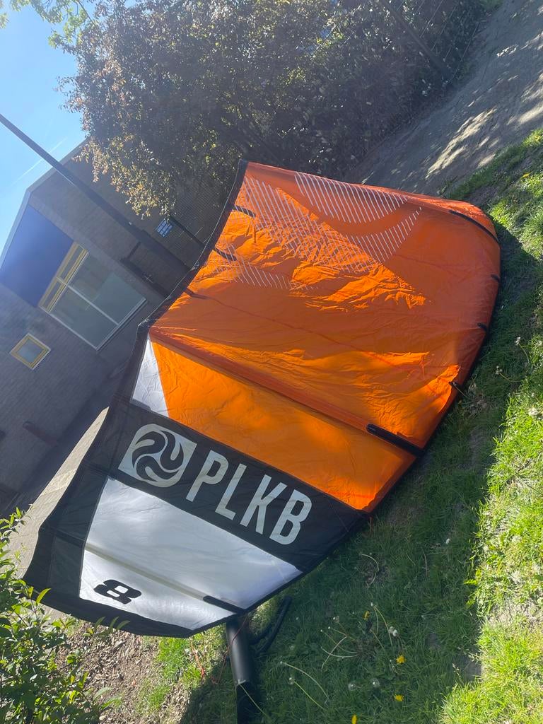 Peter Lynn PLBK Hook 8m² kite V2 - Weinig Gebruikt, Watersport en Boten, Kitesurfen, Geen board, Ophalen of Verzenden, Gebruikt