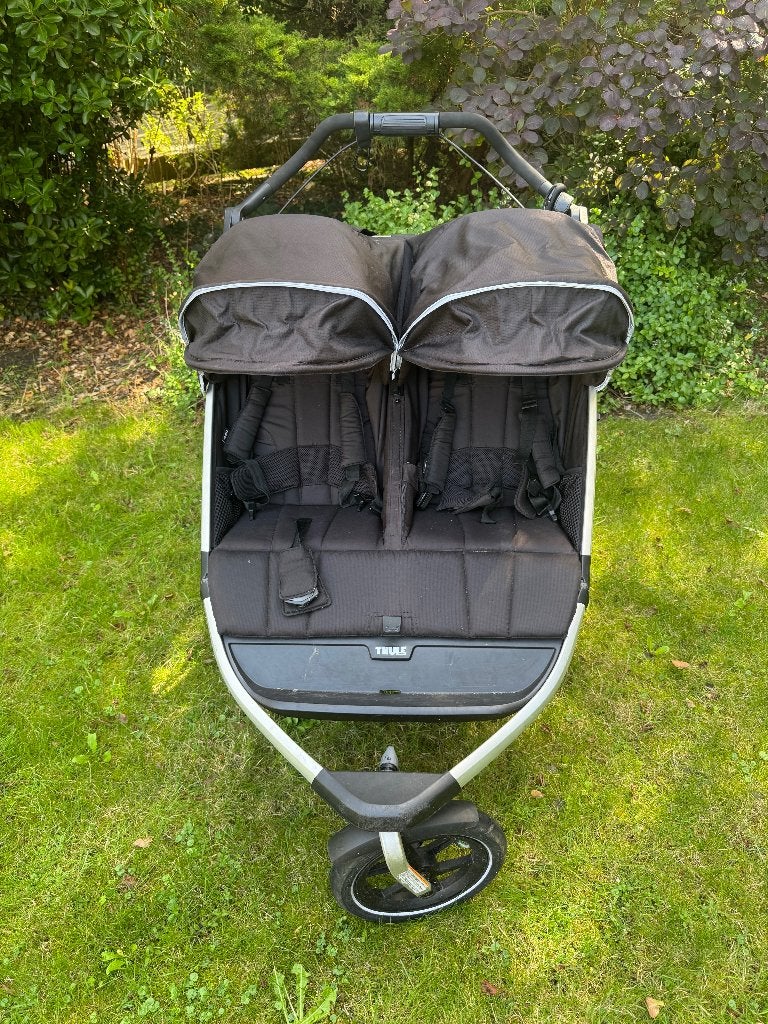 Thule Urban Glide 2 Double duowagen/tweelingwagen zwart, Duowagen, Gebruikt, Ophalen, Kinderwagen