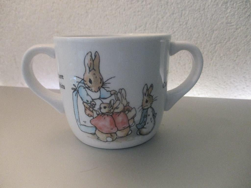 Wedgwood Peter Rabbit drinkbekertje 2 oren Beatrix Potter, Ophalen of Verzenden