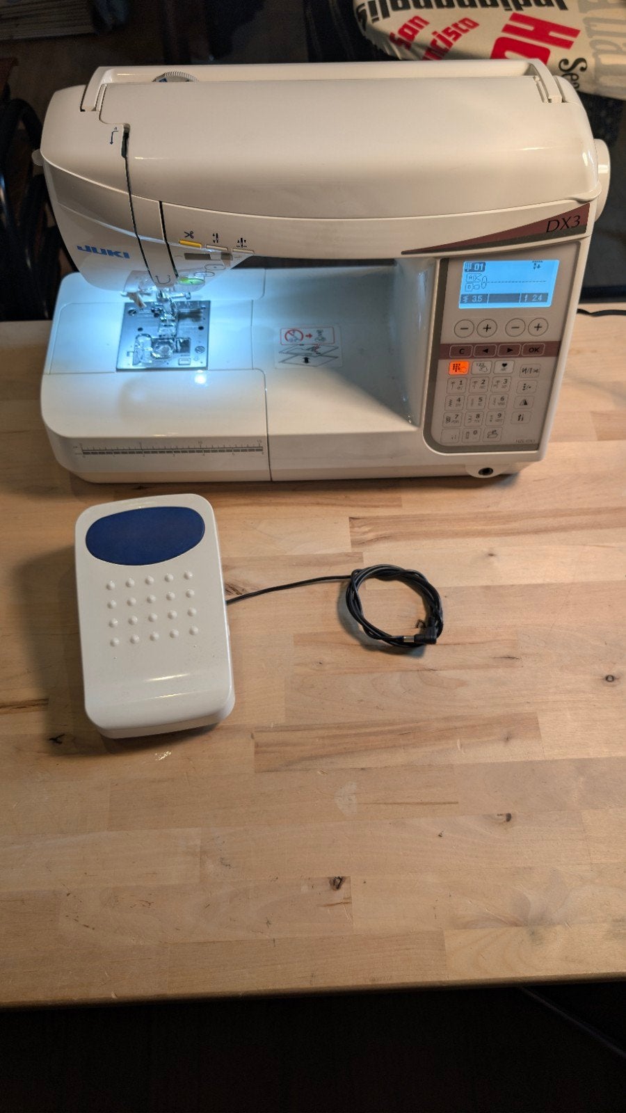 Juki HZL DX3 – Zo goed als nieuw!, Hobby en Vrije tijd, Naaimachines en Toebehoren, Ophalen, Zo goed als nieuw, Naaimachine, Overige merken