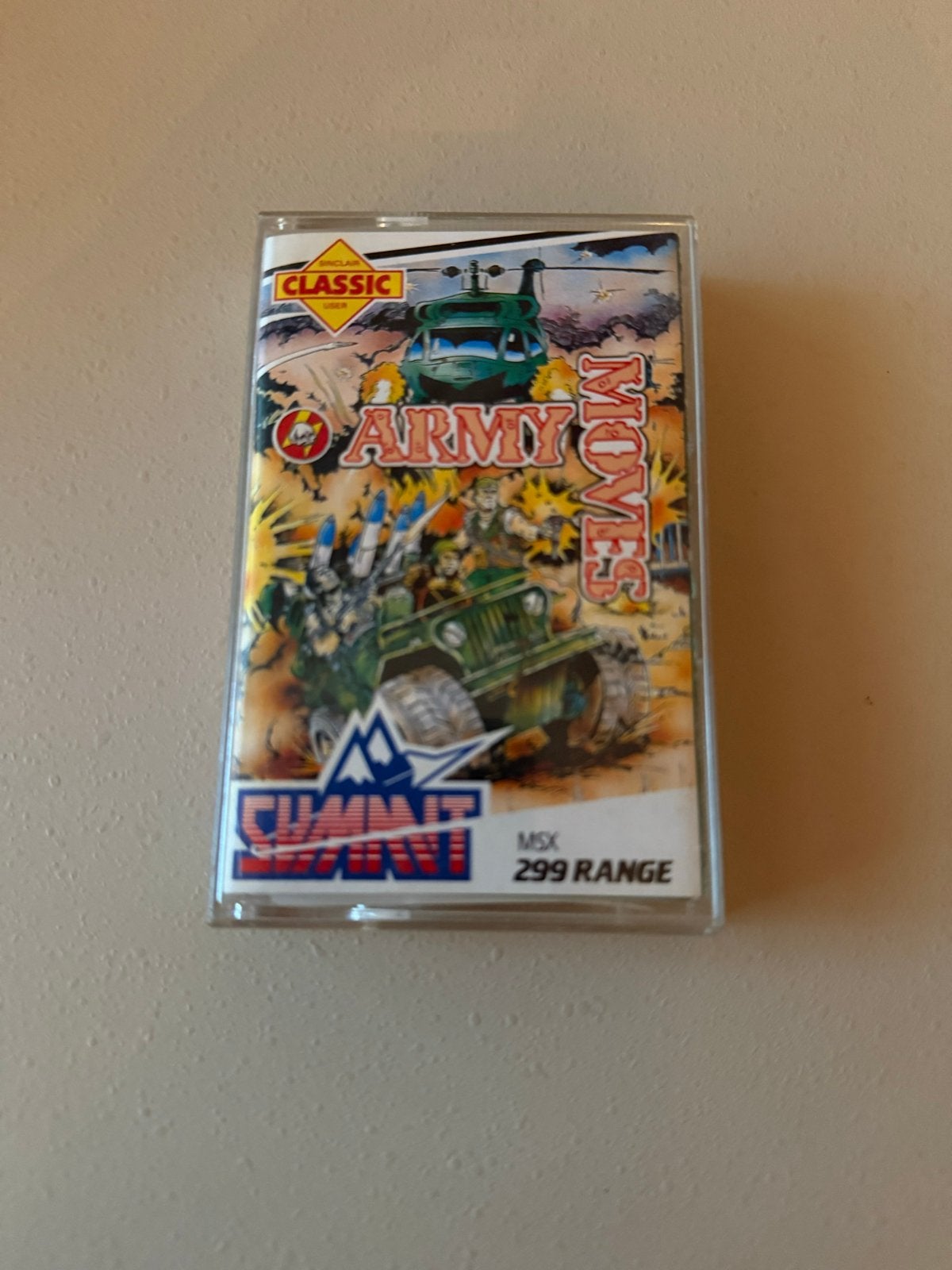 Army Moves MSX Cassette - Retro Actie Avontuur, Avontuur en Actie, Gebruikt, 1 speler, Ophalen of Verzenden