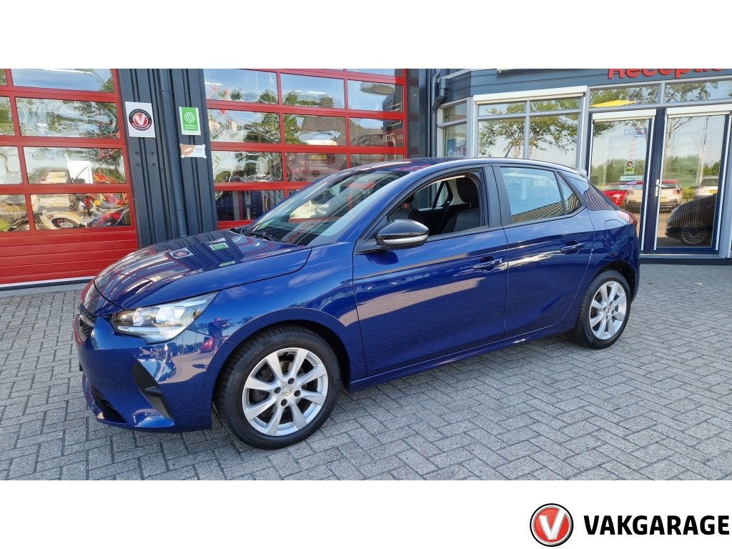 Opel Corsa 1.2 Edition (bj 2021), Auto's, Opel, Euro 6, 1199 cc, Blauw, Navigatiesysteem