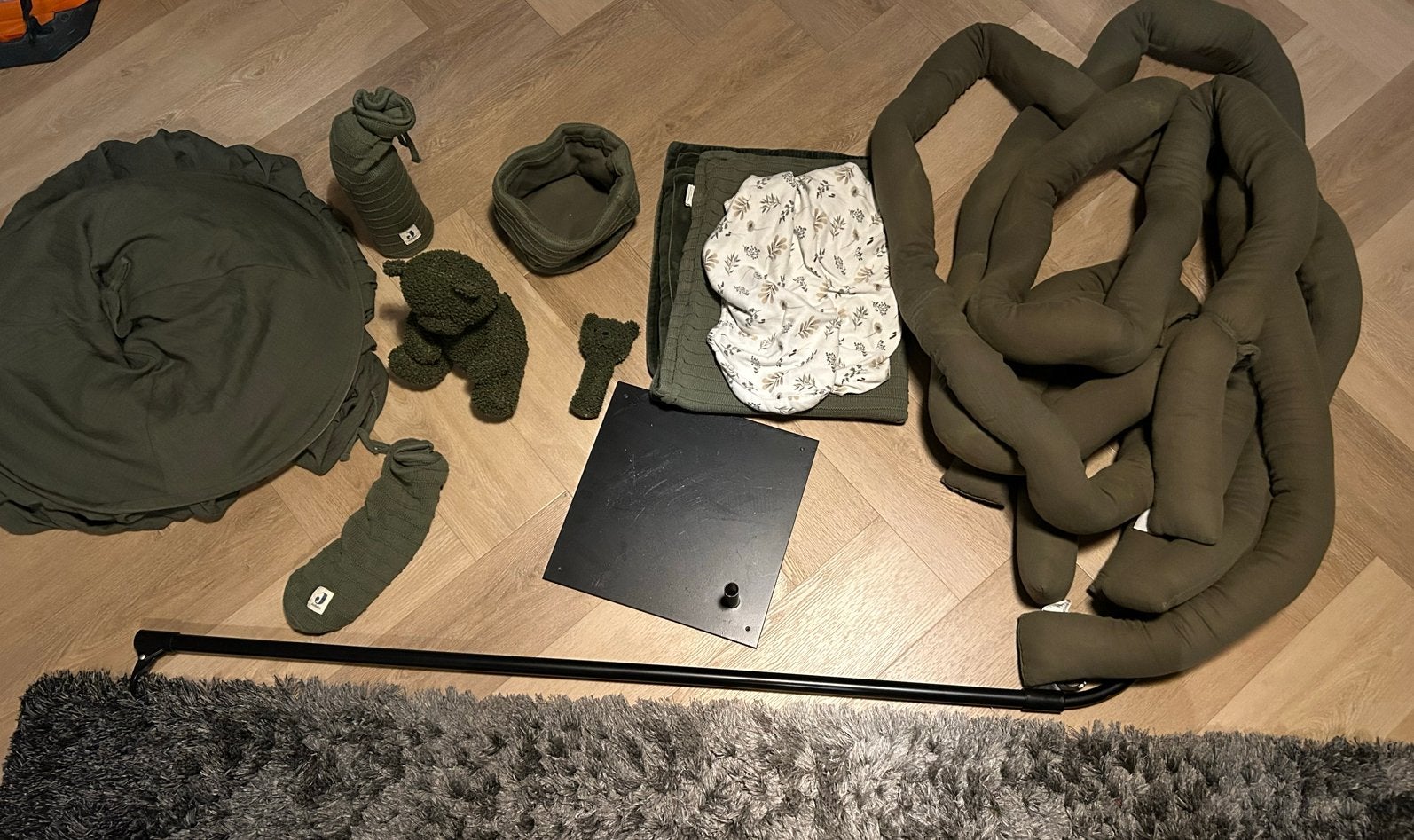 Jollein babykamer accessoires - Donkergroen, Groen, Overige typen, Jollein, Ophalen of Verzenden