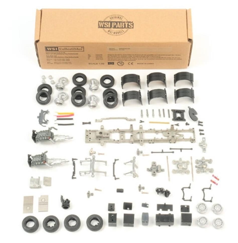WSI BOUWKIT CHASSIS MERCEDES 8X4 10-1042, Hobby en Vrije tijd, Modelauto's | 1:50, Wsi, ., Nieuw, Ophalen of Verzenden