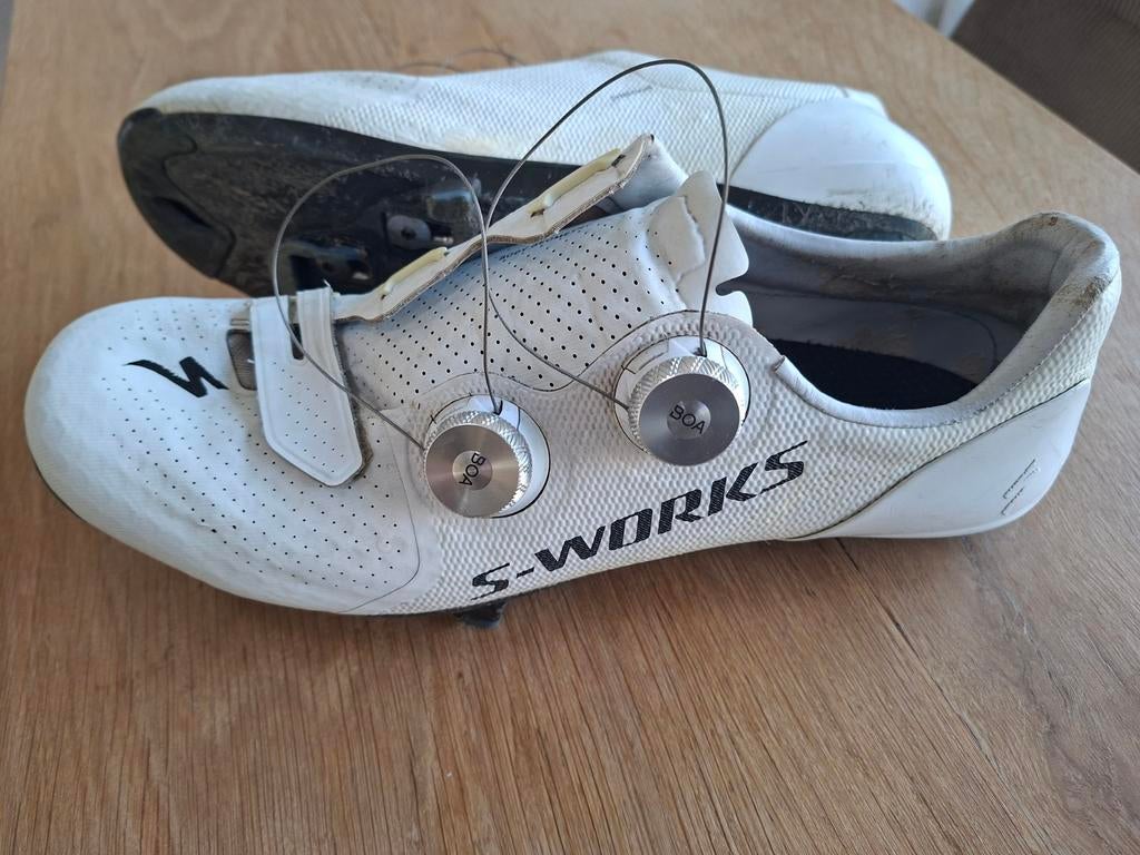 S-Works RD7 racefiets schoenen - Maat 45, Ophalen of Verzenden, Gedragen, S-Works, Wit