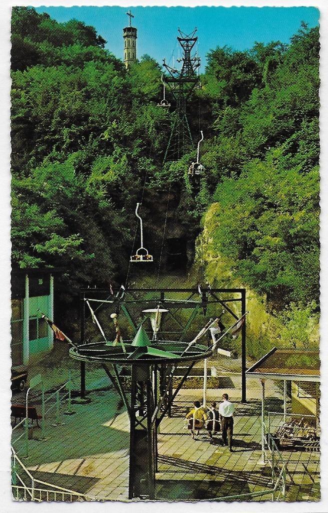 Valkenburg kabelbaan-- oude gelopen ansichtkaart B3463, Ophalen of Verzenden, 1960 tot 1980, Gelopen, Limburg