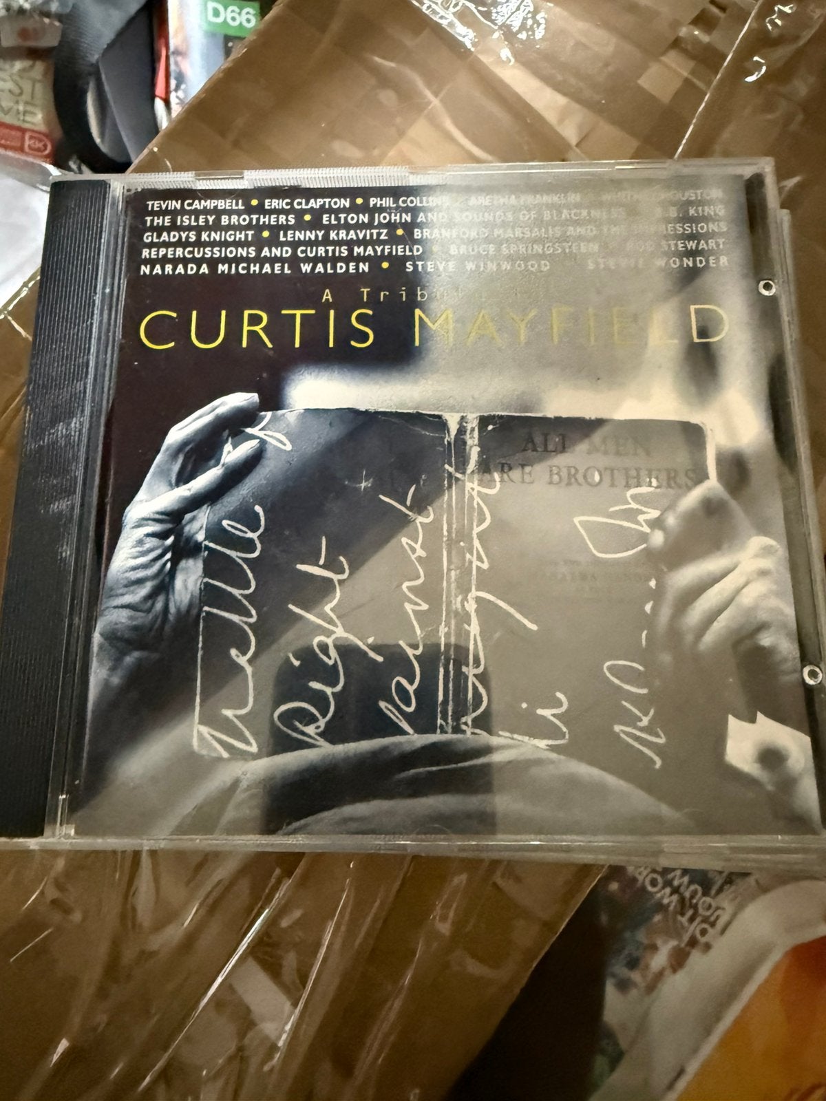 Cd curtis mayfield a tribute, Ophalen of Verzenden, 1980 tot heden, Zo goed als nieuw, Jazz