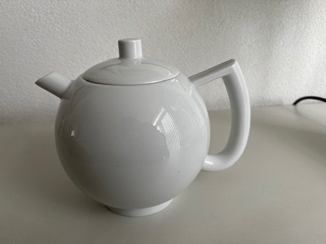 Arzberg City White River theepot - Lutz Rabold design, Gebruikt, Verzenden, Arzberg, Theepot