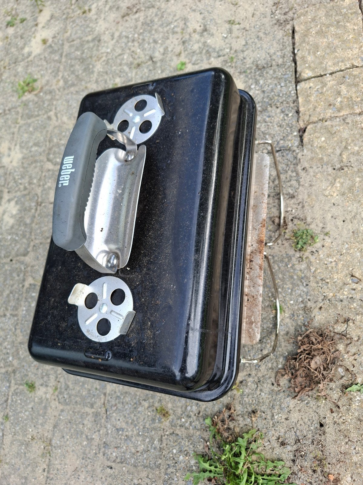 Weber Go-Anywhere Houtskoolbarbecue - Draagbaar, Tuin en Terras, Houtskoolbarbecues, Ophalen of Verzenden, Gebruikt, Weber