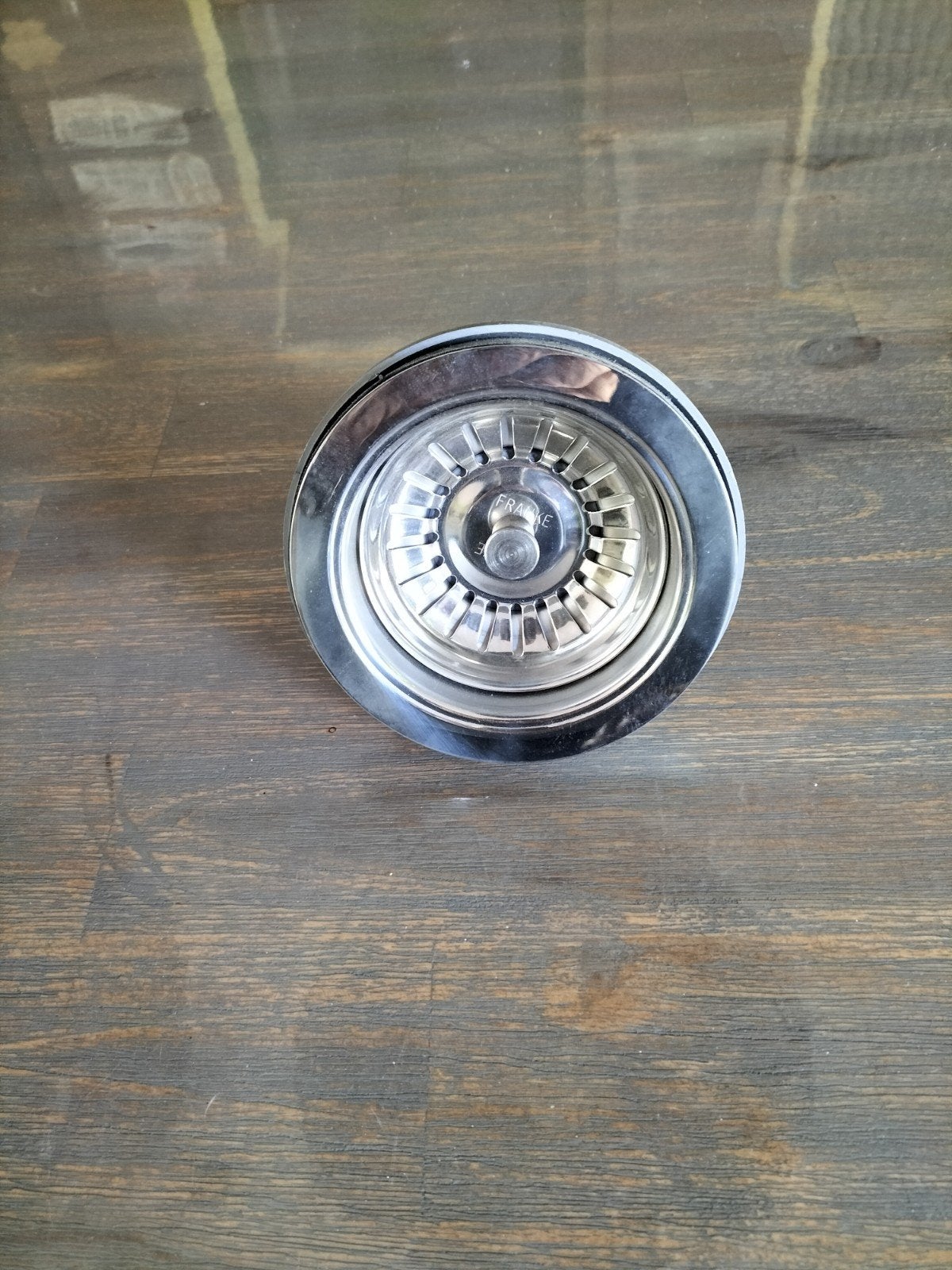 Franke RVS spoelbak zeefje / plug, Huis en Inrichting, Overige typen, Ophalen of Verzenden, Metaal, Overige merken
