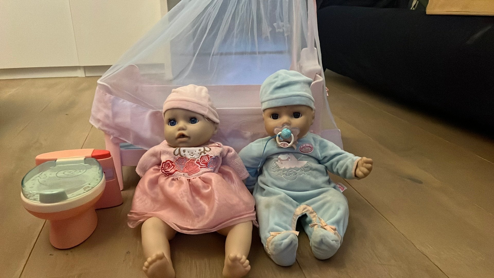 Baby Annabel poppenset, Ophalen of Verzenden, Gebruikt, Babypop