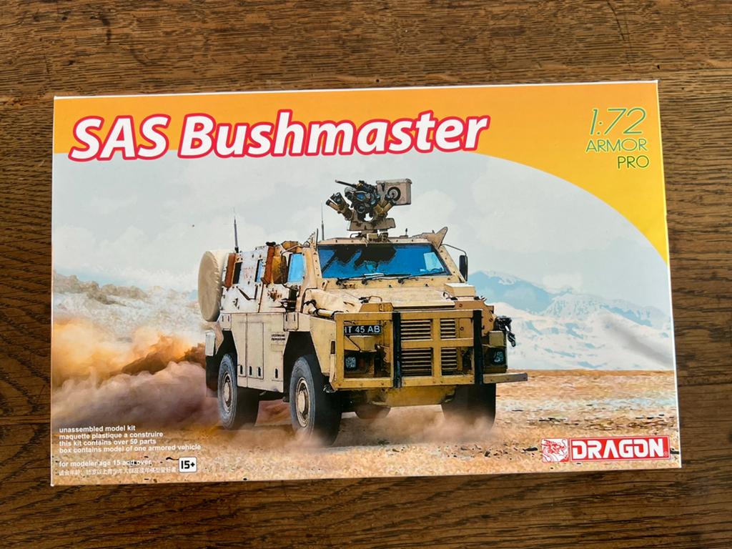 SAS Bushmaster 1:72 Modelbouwkit - Dragon Armor Pro, Overige merken, 1:50 of kleiner, Auto, Nieuw