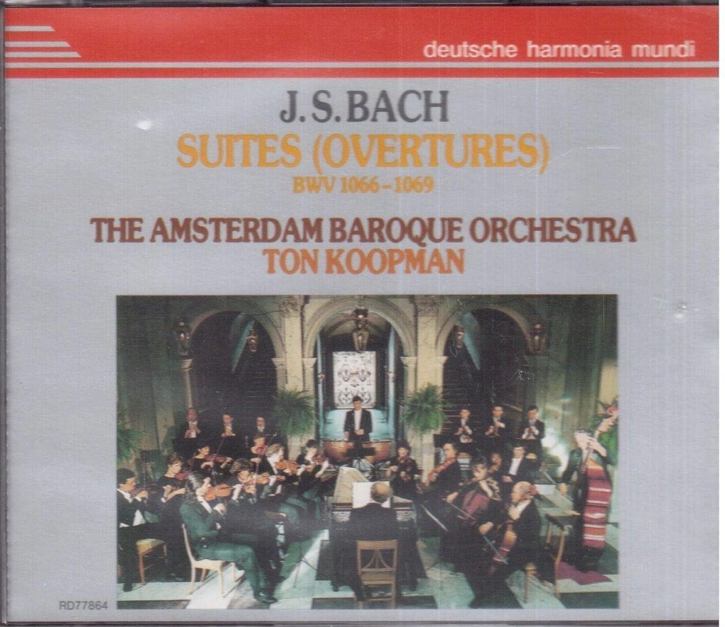 BACH Suites 2 - CD KOOPMAN DHM, Ophalen of Verzenden, Barok, Gebruikt, Overige typen
