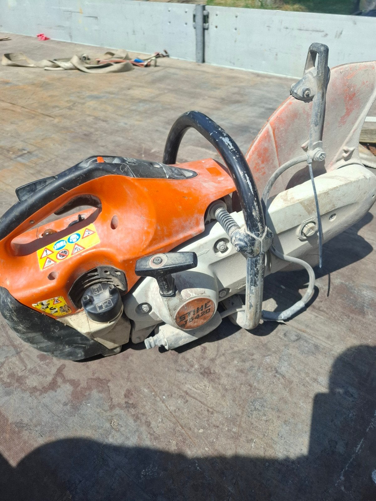 Stihl TS 420 doorslijper - Krachtige en betrouwbare zaag, Ophalen, Stihl, Gebruikt, 70 mm of meer
