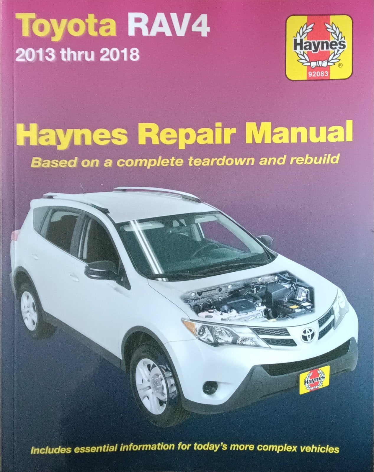 Haynes Werkplaatshandboek Toyota RAV4 (2013-2018), Ophalen of Verzenden