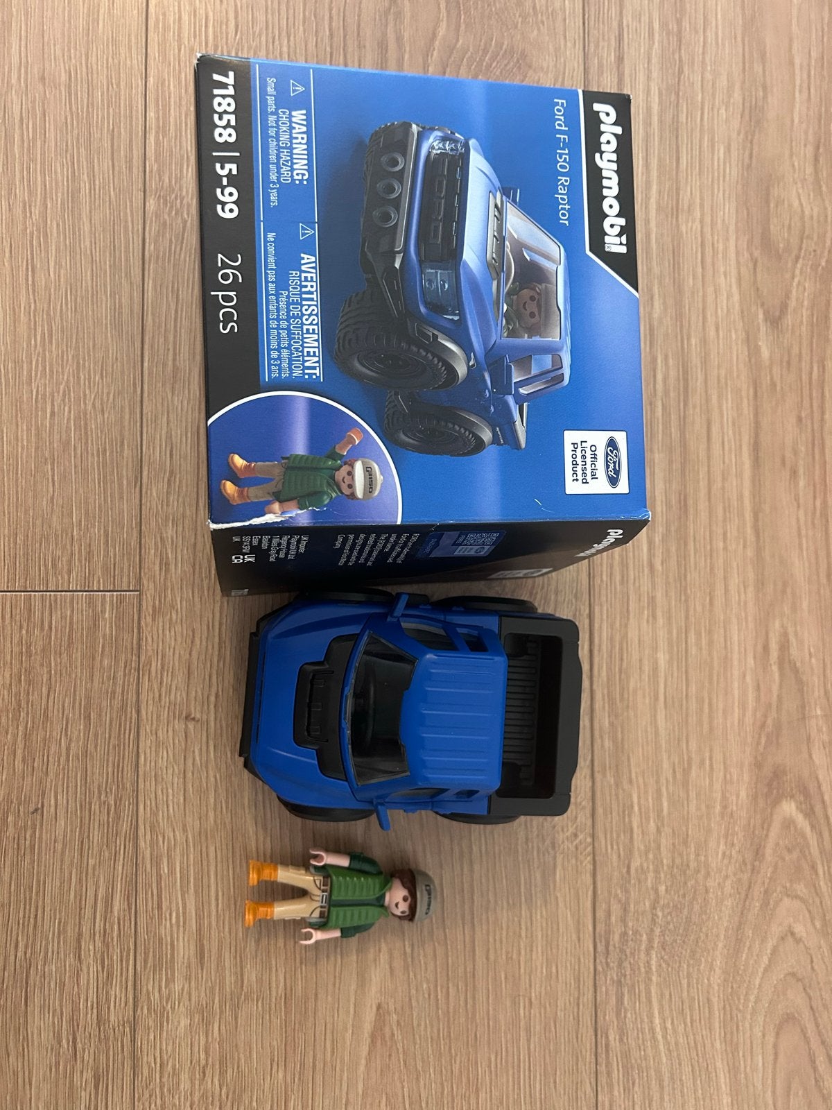 Playmobil Ford F-150 Raptor met figuur, Ophalen of Verzenden, Zo goed als nieuw, Complete set