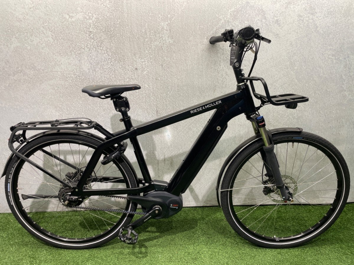 Riese & Müller New Charger 500Wh. Heren Zwart 54cm, Fietsen en Brommers, Elektrische fietsen, Gebruikt, -, -, 51 tot 55 cm