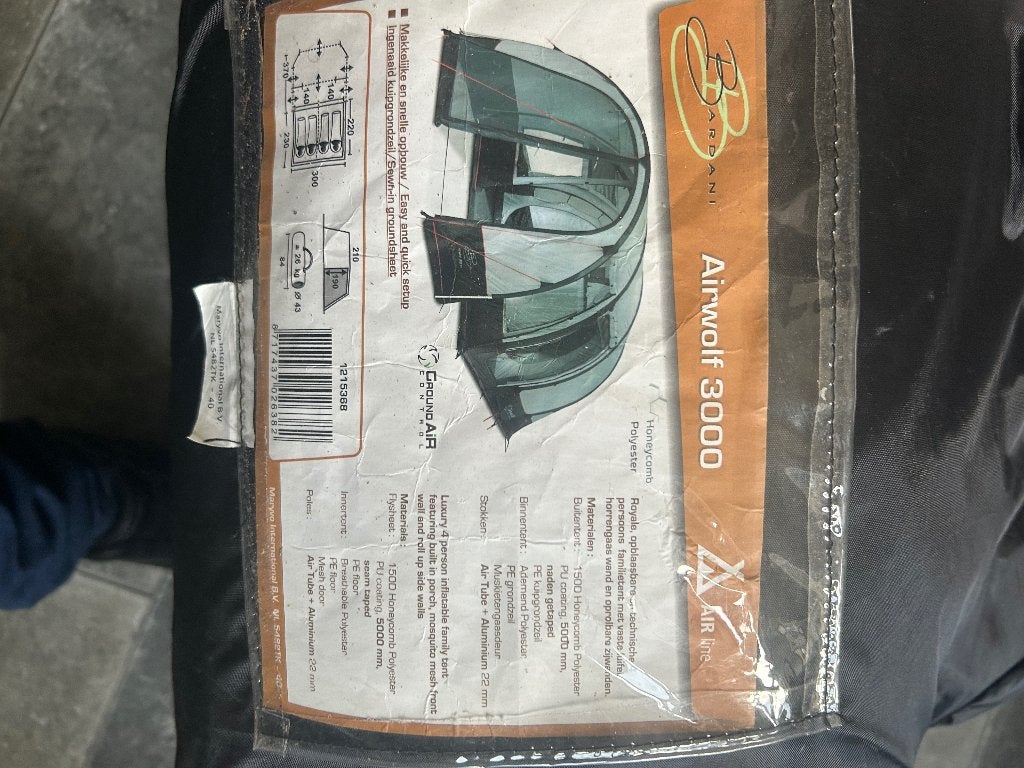 Air wolf 3000, Ophalen, Zo goed als nieuw, Tot en met 5