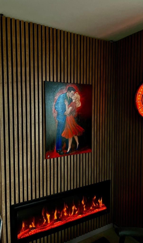 Schilderij met vernis afwerking - A Dance To Remember, Ophalen of Verzenden