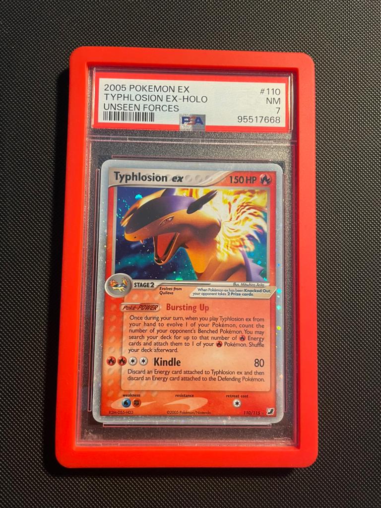 Typhlosion ex (UF 110) pokemon kaarten, Ophalen of Verzenden, Zo goed als nieuw, Meerdere kaarten