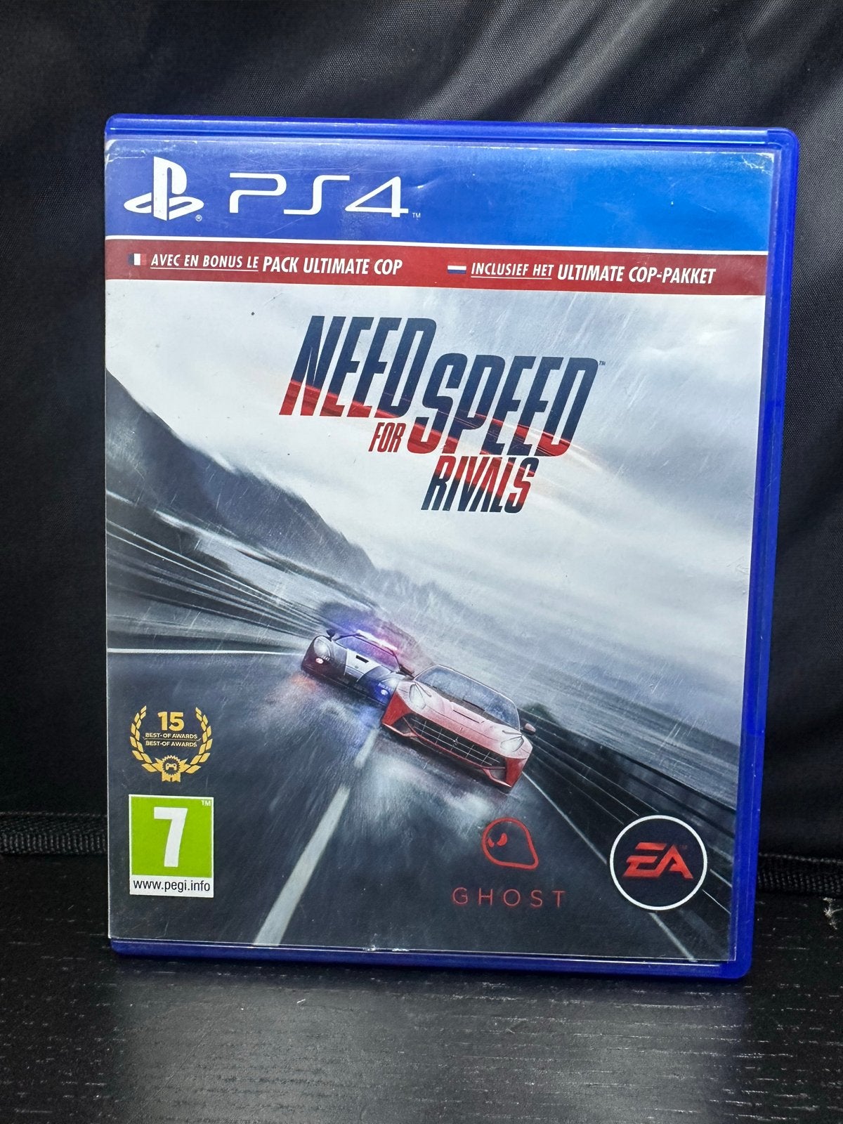 Need for Speed Rivals PS4 - Inclusief Ultimate Cop-pakket, 1 speler, Racen en Vliegen, Zo goed als nieuw, D