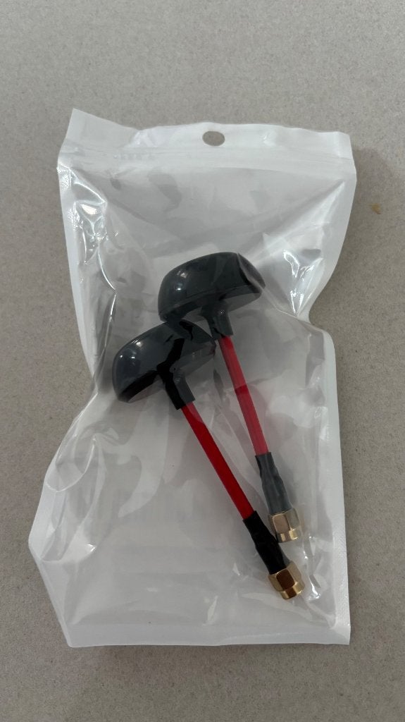 2 stuks mushroom antennes 5.8ghz, RHCP, 3dbi, SMA, Ophalen of Verzenden, Nieuw