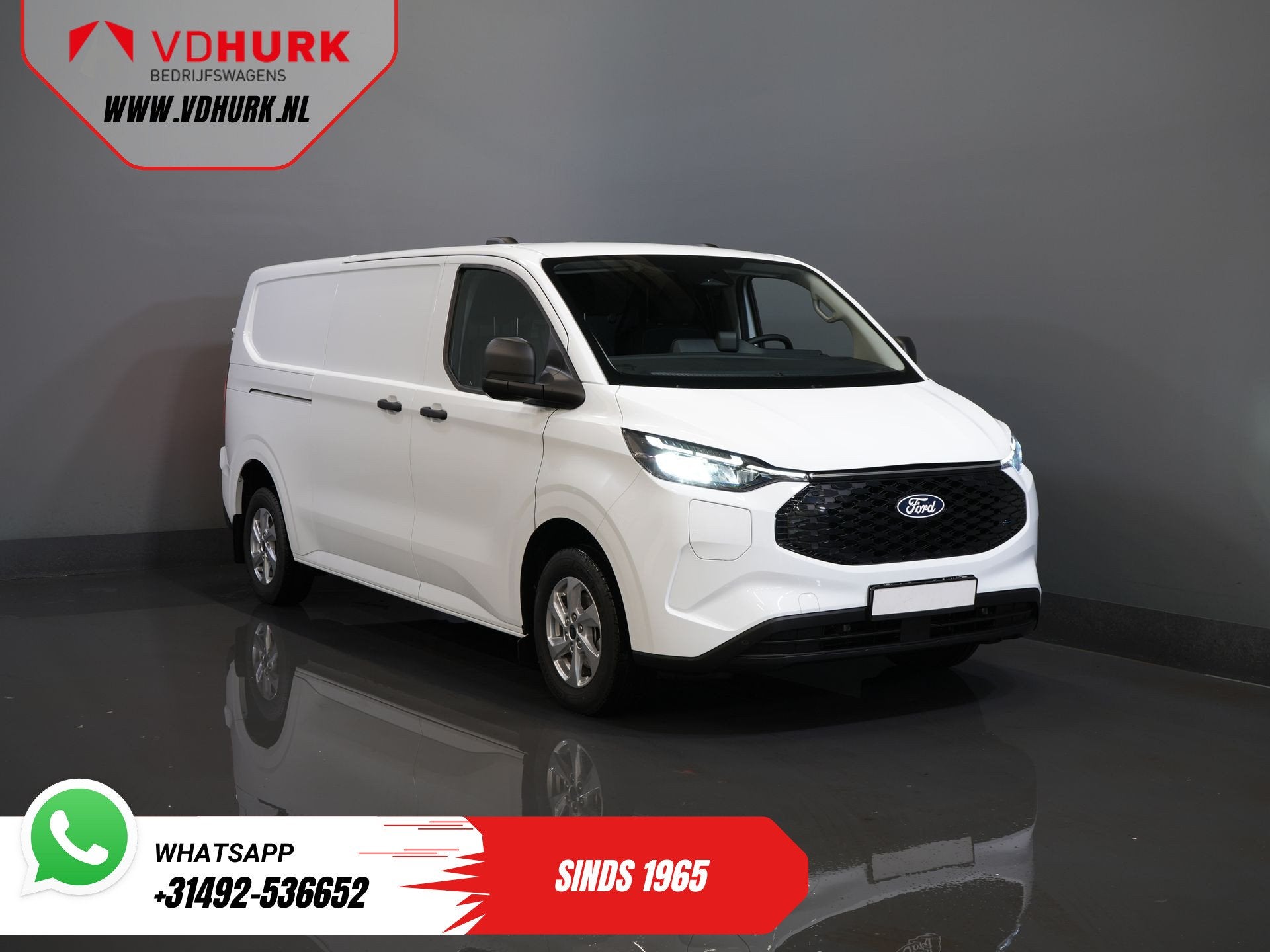 Ford E-Transit Custom L2 Trend 71 kWh 370 Km WLTP Garantie T, Auto's, Automaat, Gebruikt, 71 kWh, 370 km