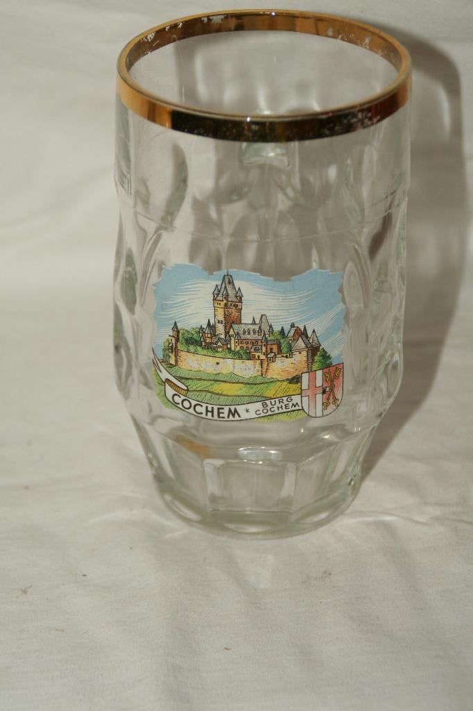 Souvenir Grote Bierpul uit Cochem, Verzamelen, Ophalen, Zo goed als nieuw, Pul(len), Overige merken