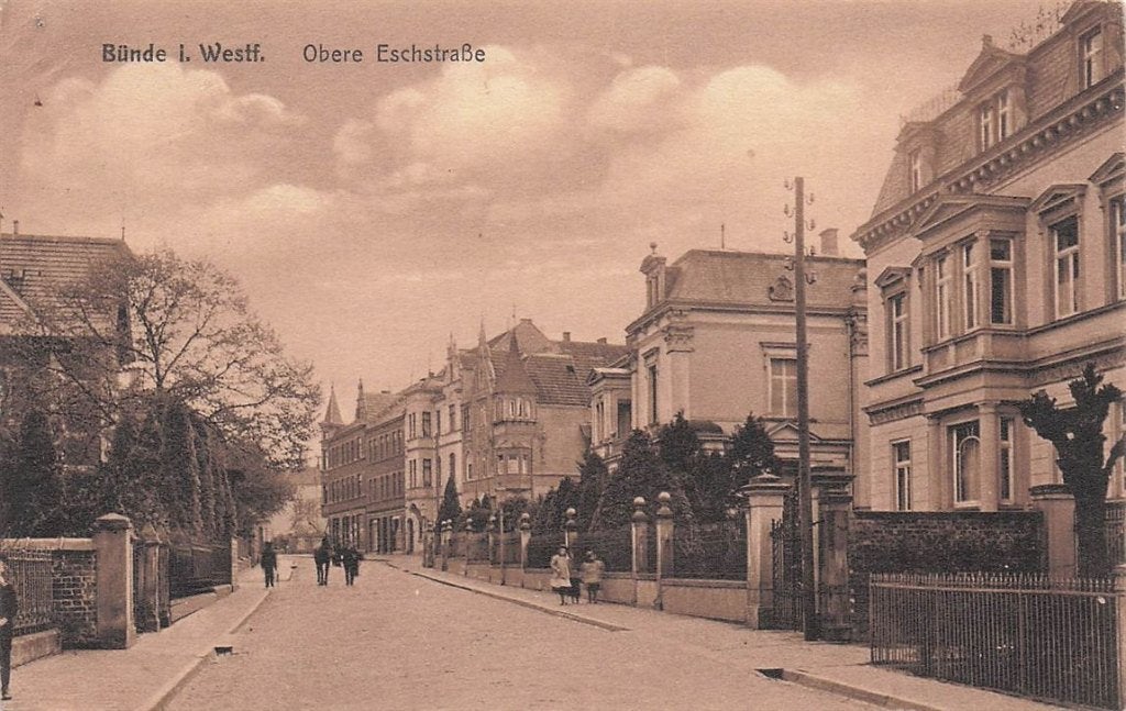 703-101-023 Bünde Westf Obere Eschstrasse, Verzamelen, Verzenden, Voor 1920, Duitsland