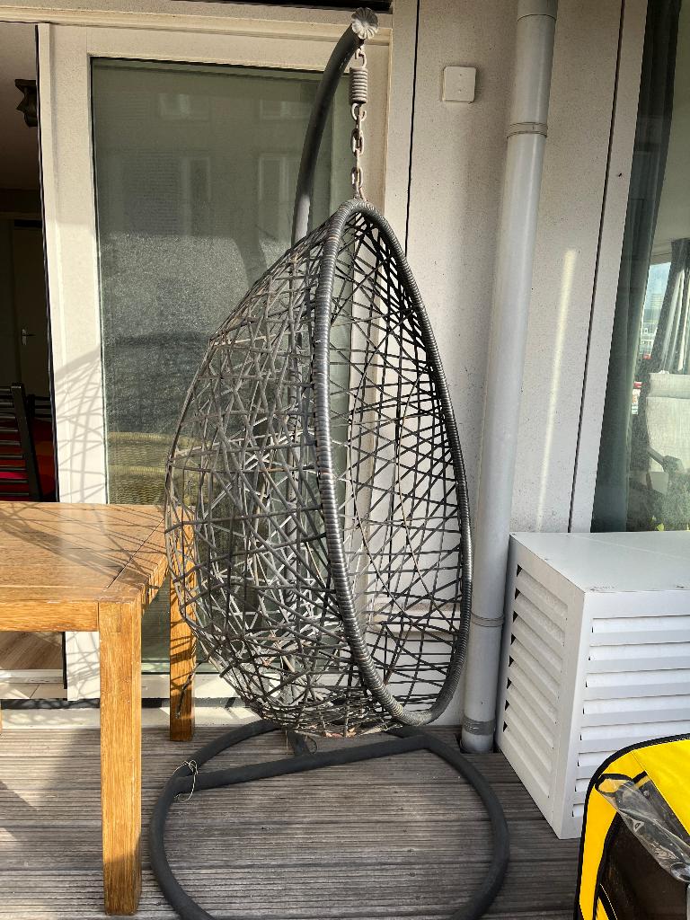Hangstoel egg ei zonder kussen (of met), moet nu weg, Ophalen, Gebruikt, Eenpersoons, Buiten