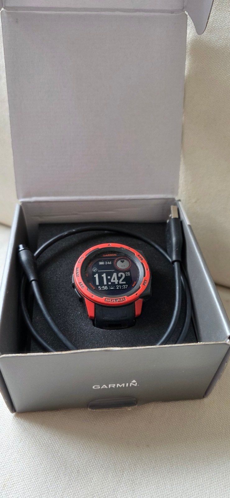 Garmin Instinct Solar, Gebruikt, Garmin, Ophalen of Verzenden, Android