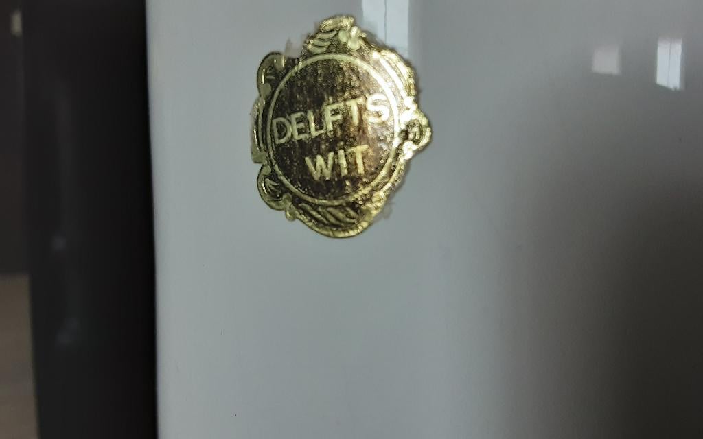 Vaas Delfts Wit, Wit, Aardewerk of Porselein, Nieuw, Ophalen of Verzenden