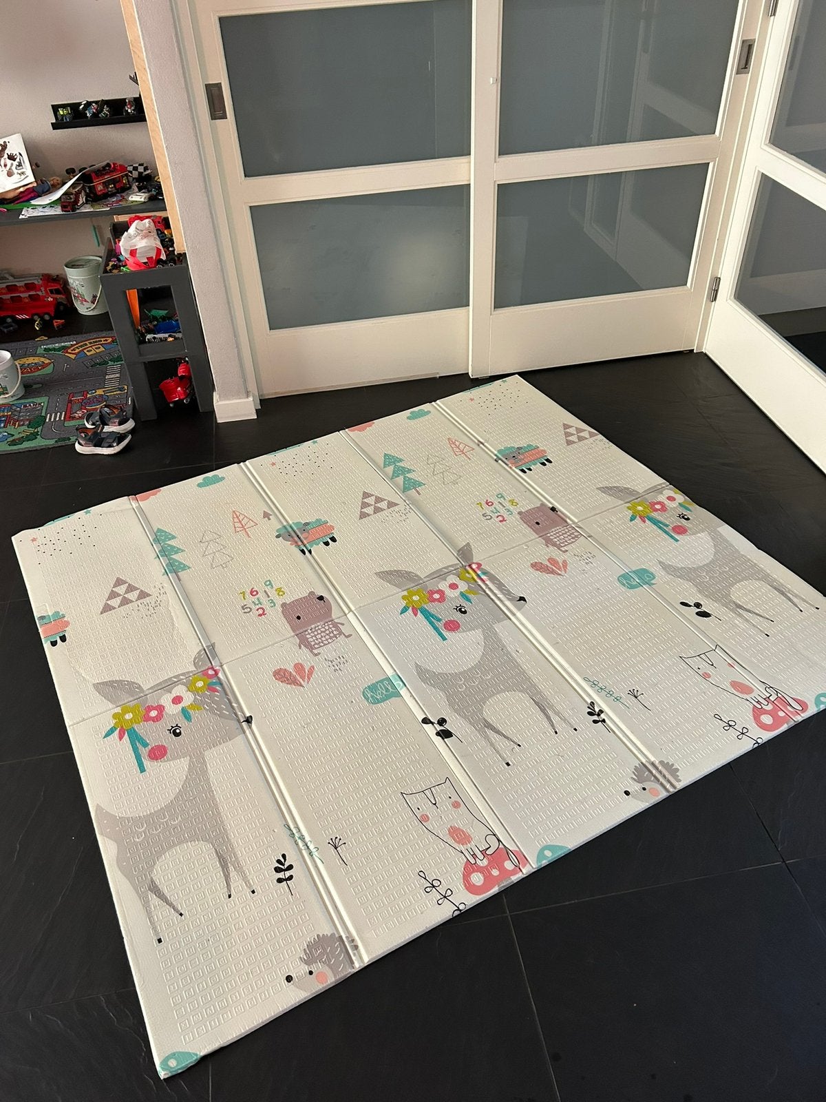 Speelmat foam, Ophalen, Gebruikt