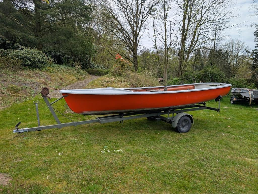 Ex zeilboot , boot , plezierboot , Visboot + trailer, Ophalen, Gebruikt, Overige typen, Minder dan 15 m²
