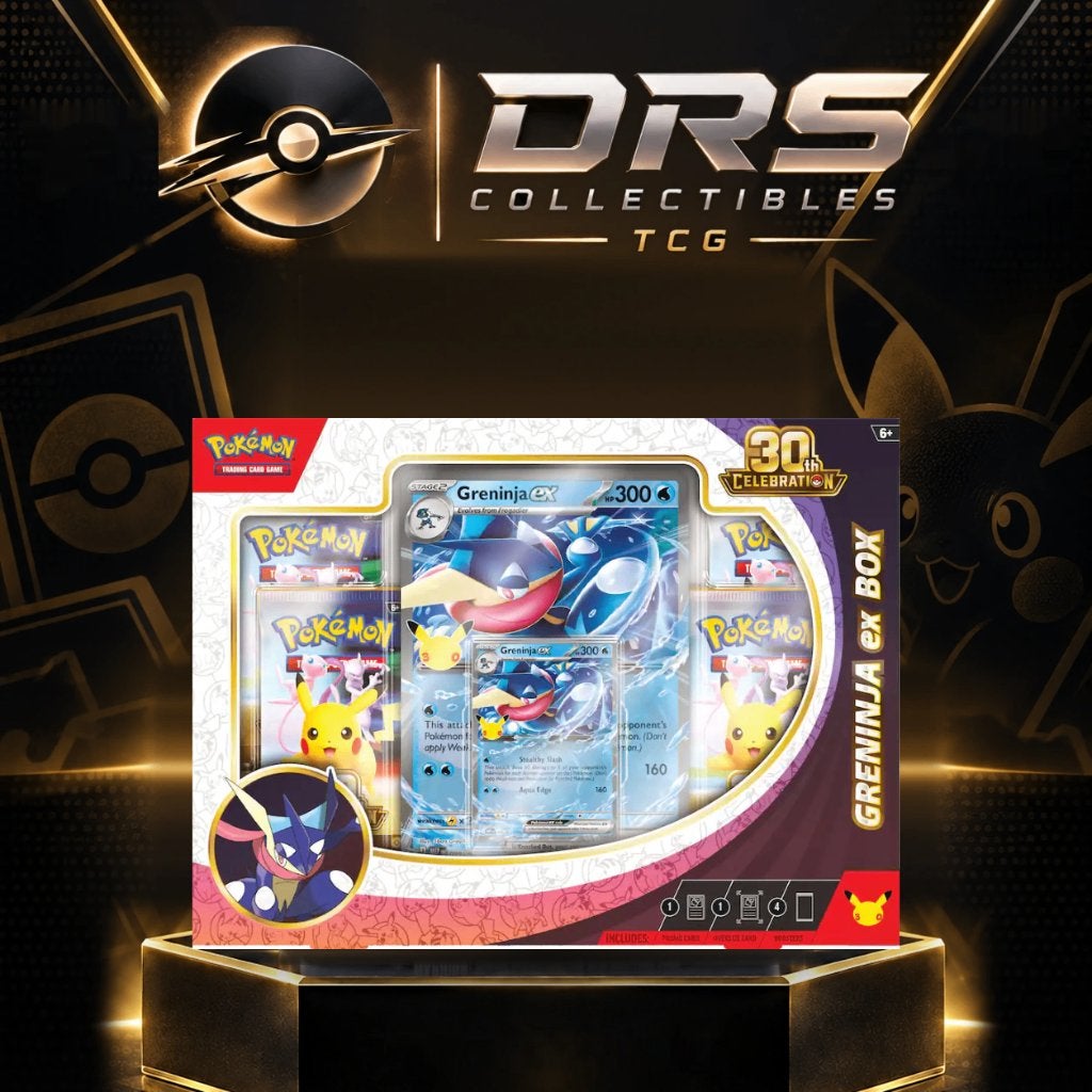 Foto 3 van 30th Anniversary Greninja ex Box (6x) - Sealed case