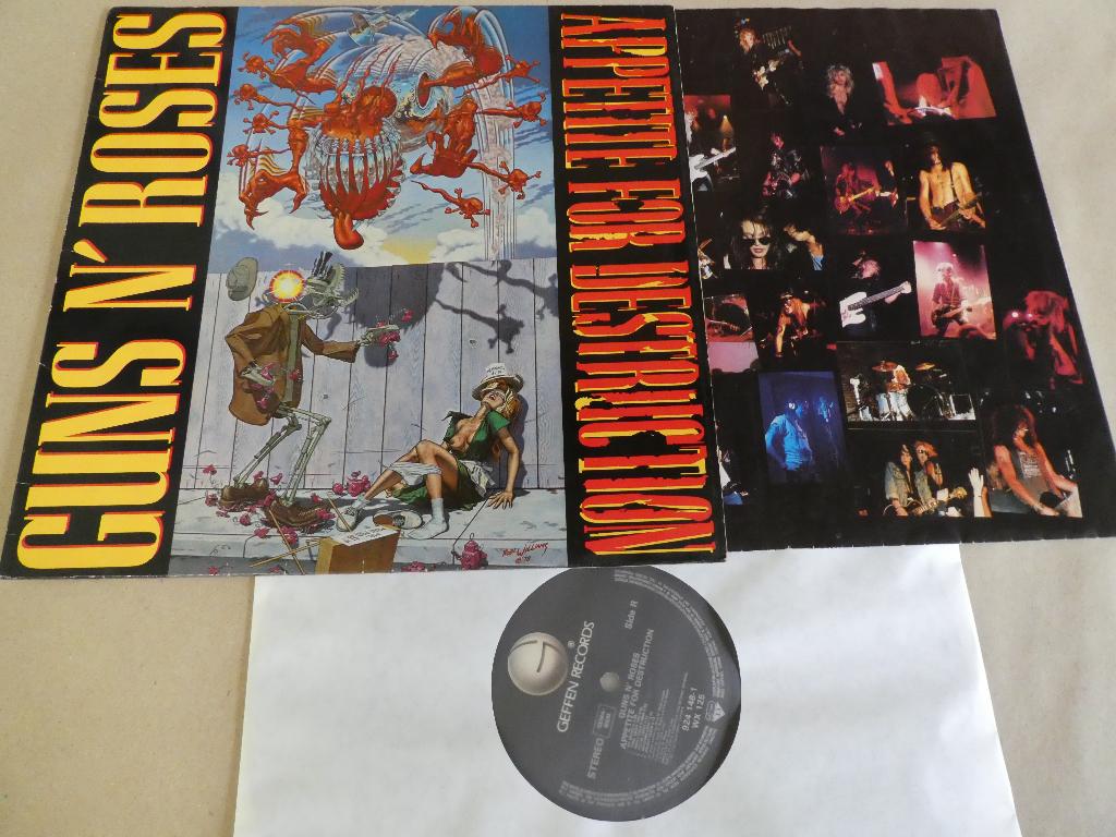 Guns N' Roses – Appetite For Destruction (1987), Cd's en Dvd's, Vinyl | Hardrock en Metal, Inclusief binnenhoes, Verzenden, Gebruikt