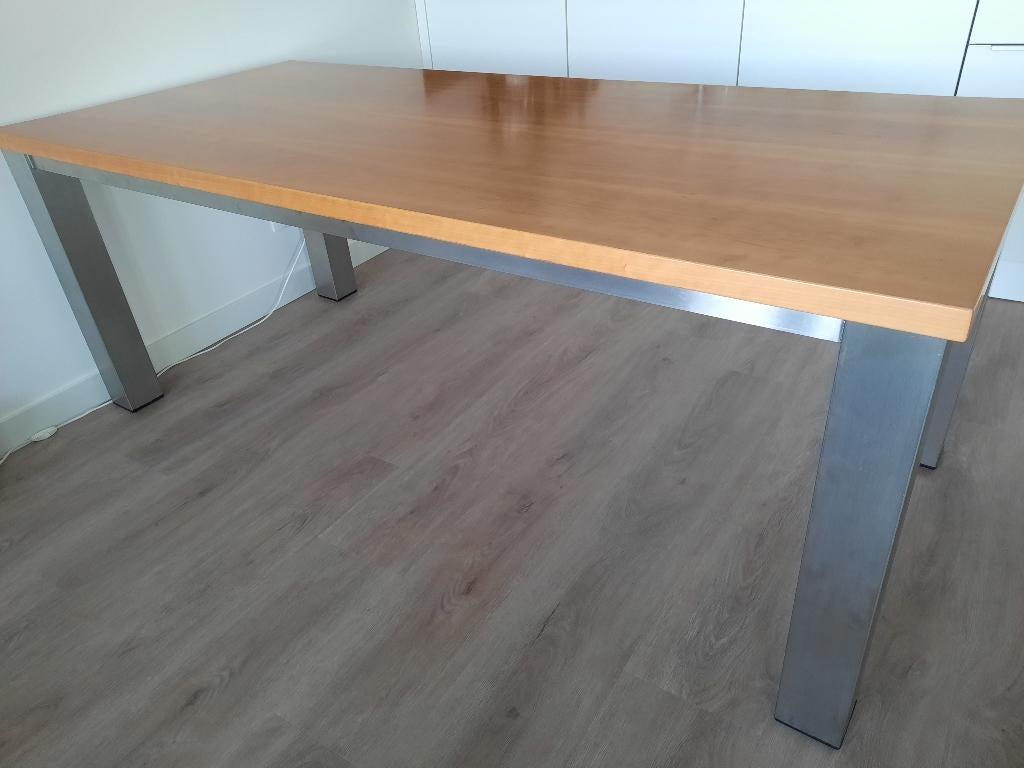 eettafel, Huis en Inrichting, Tafels | Eettafels, Ophalen, 200 cm of meer, 50 tot 100 cm, Zo goed als nieuw