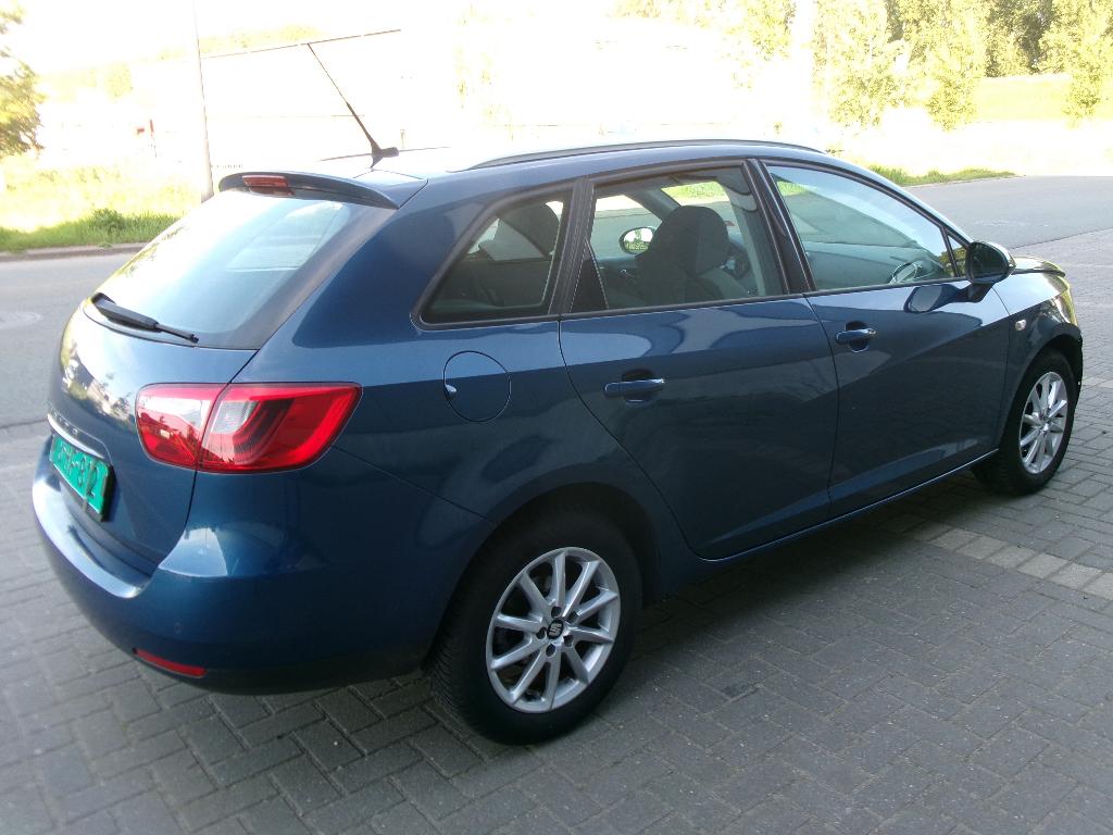 SEAT IBIZA ST 1.0 ECO TSI STYLE CONNECT MET PLAAT SCHADE., Voorwielaandrijving, Stof, 40 €/maand, Blauw